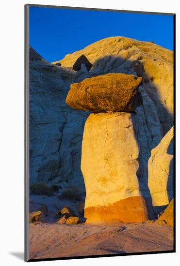 Toadstool Shaped Hoodoo at Sunset-Juan Carlos Munoz-Mounted Photographic Print