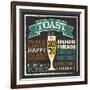 Toast Chalk 1-Melody Hogan-Framed Art Print