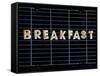 Toast Letters Spelling the Word Breakfast on a Rack-Neil Setchfield-Framed Stretched Canvas