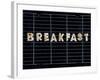 Toast Letters Spelling the Word Breakfast on a Rack-Neil Setchfield-Framed Photographic Print