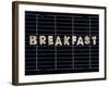 Toast Letters Spelling the Word Breakfast on a Rack-Neil Setchfield-Framed Photographic Print