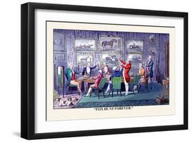 Toast to Fox Hunting-Henry Thomas Alken-Framed Art Print