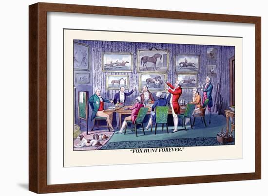 Toast to Fox Hunting-Henry Thomas Alken-Framed Art Print