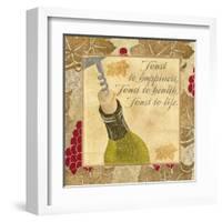 Toast to Happiness-Artique Studio-Framed Art Print