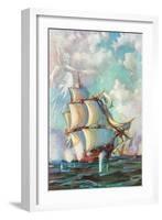 Toast to the Navy-null-Framed Art Print