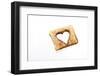 Toast with Blanked Out Heart, Cut Out, Studio-Axel Schmies-Framed Photographic Print