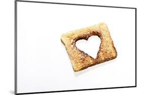 Toast with Blanked Out Heart, Cut Out, Studio-Axel Schmies-Mounted Photographic Print