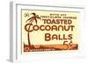 Toasted Cocoanut Balls-null-Framed Art Print