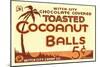 Toasted Cocoanut Balls-null-Mounted Art Print