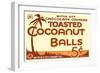 Toasted Cocoanut Balls-null-Framed Art Print