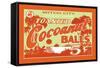 Toasted Cocoanut Balls-null-Framed Stretched Canvas