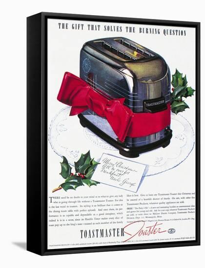 Toaster Ad, 1937-null-Framed Stretched Canvas