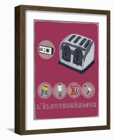 Toaster-Ariane Borra-Framed Art Print