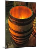 Toasting a New Oak Wine Barrel at the Demptos Cooperage, Napa Valley, California, USA-John Alves-Mounted Photographic Print