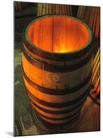 Toasting a New Oak Wine Barrel at the Demptos Cooperage, Napa Valley, California, USA-John Alves-Mounted Photographic Print