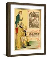 Toasting The Calm At The Dinner-Walter Crane-Framed Art Print