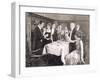 Toasting the Host of Dinner Party-null-Framed Photo