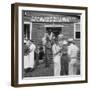 Tobacco auction in Douglas, Georgia, 1938-Dorothea Lange-Framed Photographic Print