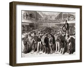 Tobacco Auction in Louisville, Kentucky-null-Framed Giclee Print