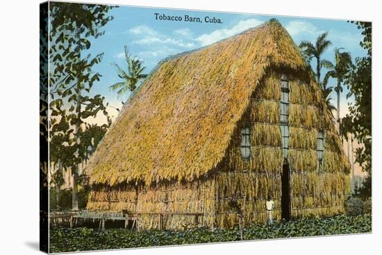 Tobacco Barn, Cuba-null-Stretched Canvas