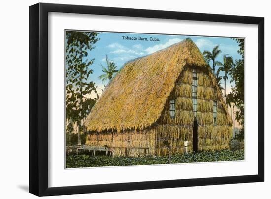 Tobacco Barn, Cuba-null-Framed Art Print