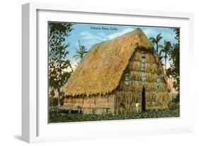 Tobacco Barn, Cuba-null-Framed Art Print