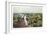 Tobacco Harvest in Shade-null-Framed Art Print