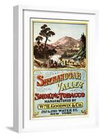 Tobacco Label 'Shenandoah Valley Smoking Tobacco', 1869-null-Framed Giclee Print