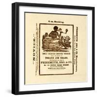 Tobacco Package Label Describing Sweet Scented Smoking Tobacco, Pub. 1870-null-Framed Giclee Print