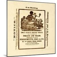 Tobacco Package Label Describing Sweet Scented Smoking Tobacco, Pub. 1870-null-Mounted Giclee Print