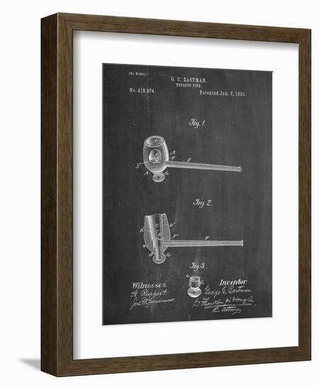 Tobacco Pipe 1890 Patent-null-Framed Art Print