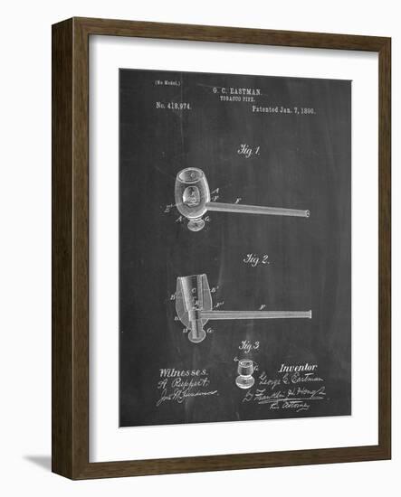 Tobacco Pipe 1890 Patent-null-Framed Art Print