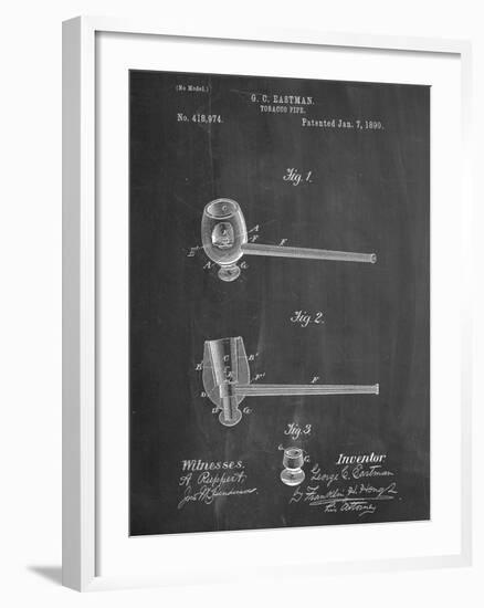 Tobacco Pipe 1890 Patent-null-Framed Art Print