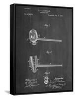 Tobacco Pipe 1890 Patent-null-Framed Stretched Canvas