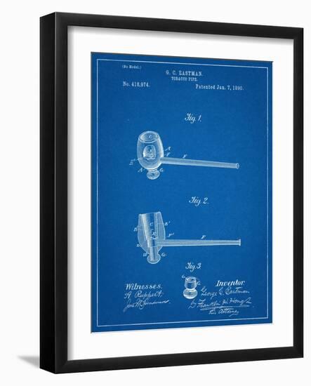 Tobacco Pipe 1890 Patent-null-Framed Art Print