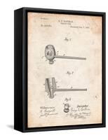 Tobacco Pipe 1890 Patent-Cole Borders-Framed Stretched Canvas