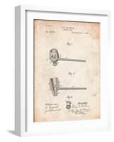 Tobacco Pipe 1890 Patent-Cole Borders-Framed Art Print
