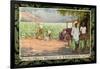 Tobacco Plantation in Southern Rhodesia, from the Series 'Smoke Empire Tobacco'-Frank Pape-Framed Giclee Print