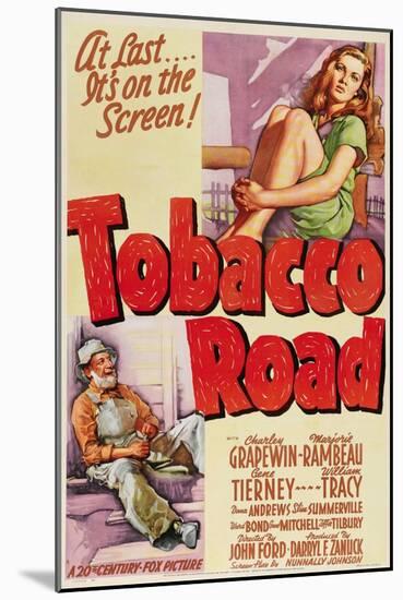Tobacco Road, 1941, Directed by John Ford-null-Mounted Giclee Print