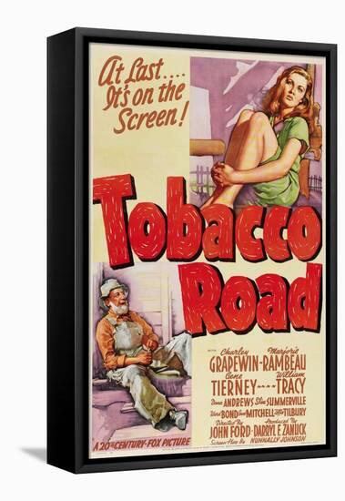 Tobacco Road, 1941, Directed by John Ford-null-Framed Stretched Canvas