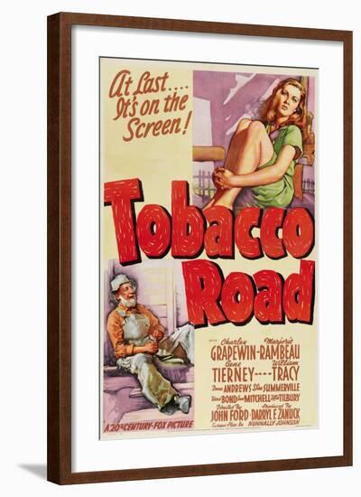 Tobacco Road, 1941, Directed by John Ford-null-Framed Giclee Print