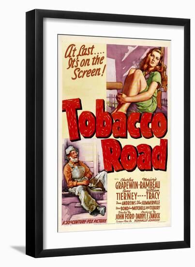 TOBACCO ROAD-null-Framed Art Print