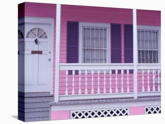 Tobaco Houses, Key West, Florida Keys, Florida, USA-Terry Eggers-Stretched Canvas
