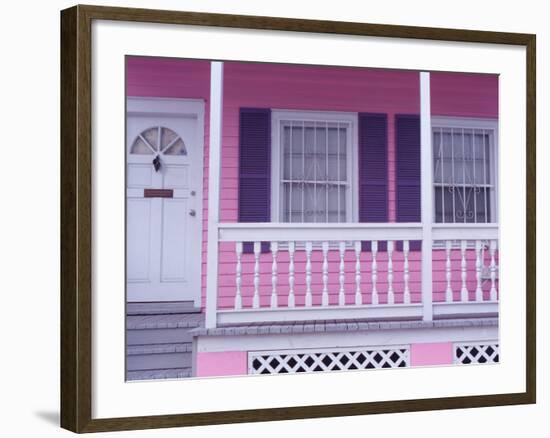 Tobaco Houses, Key West, Florida Keys, Florida, USA-Terry Eggers-Framed Photographic Print