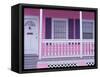 Tobaco Houses, Key West, Florida Keys, Florida, USA-Terry Eggers-Framed Stretched Canvas