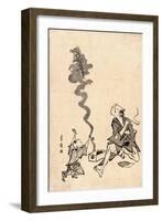 Tobae Mitate Ryugen Sennin-Utagawa Toyohiro-Framed Giclee Print