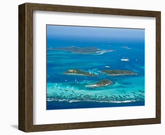 Tobago Cays and Mayreau Island, St. Vincent and the Grenadines, Windward Islands-Michael DeFreitas-Framed Photographic Print