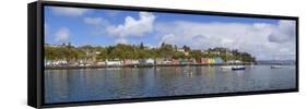 Tobermory Harbour, Isle of Mull, Inner Hebrides, Argyll and Bute, Scotland, United Kingdom-Gary Cook-Framed Stretched Canvas