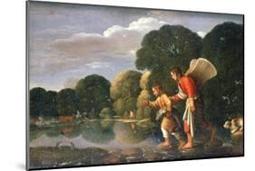 Tobias and Angel, 1578-1610-Adam Elsheimer-Mounted Giclee Print