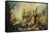 Tobias and Fish-Giovanni Antonio Guardi-Framed Stretched Canvas